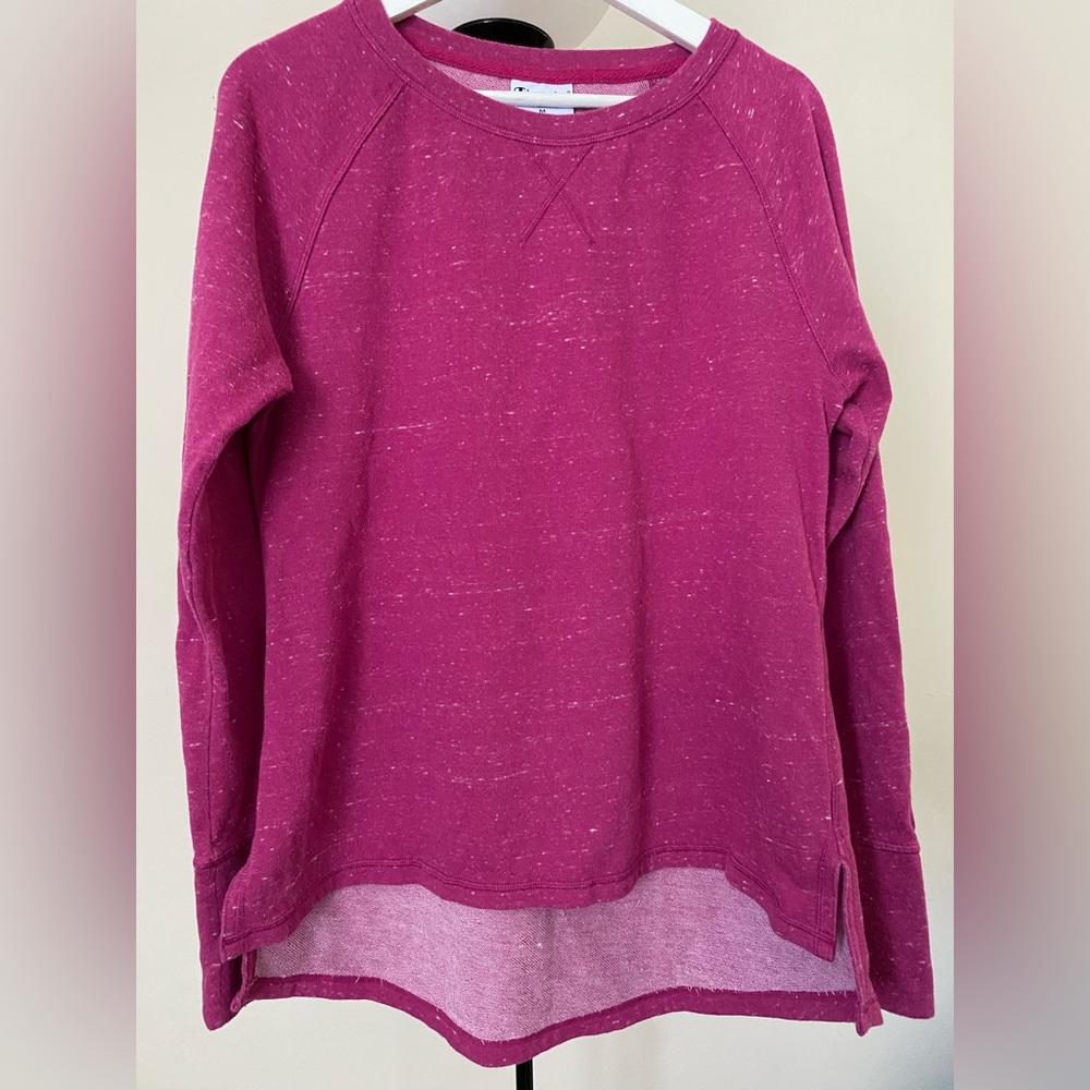 Champion Magenta Crewneck Pullover Sweatshirt Size M